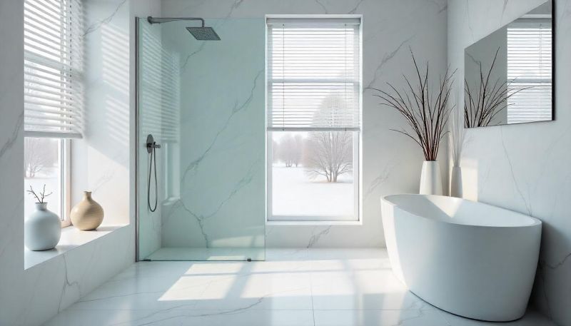 Modern Bathtub and Shower Combo