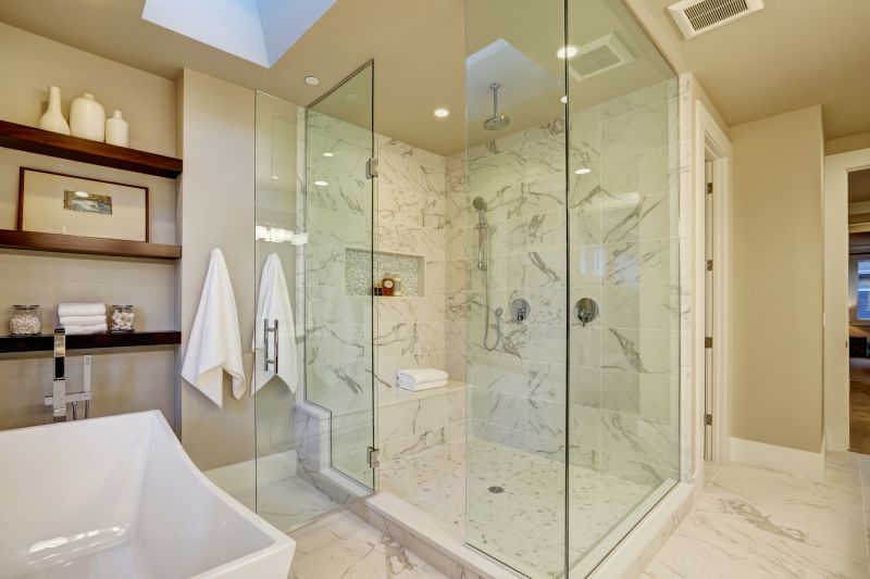 Elegant Shower with Tiles